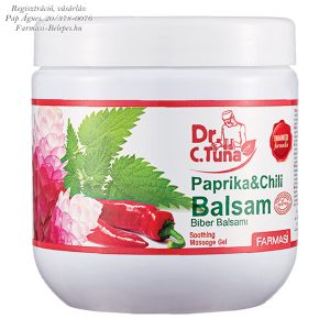 Dr. C. Tuna masszázszselé paprikával és chilivel 500 ml