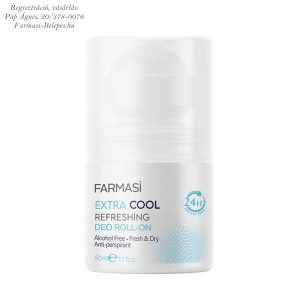 Farmasi Extra Cool izzadásgátló deo roll-on, férfi,  50 ml