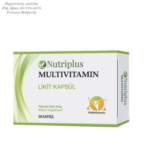 Farmasi NUTRIPLUS Multivitamin kapszula, 30 db